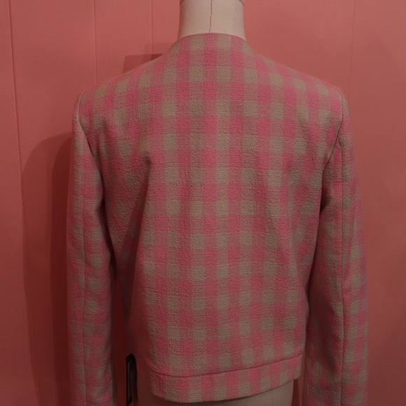New Vera Moda Pink & Cream Women's Jacket - Picture 5 of 8